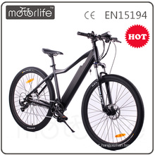 MOTORLIFE / OEM marca EN15194 CE provou 2017 nova bicicleta de montanha elétrica